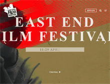 Tablet Screenshot of eastendfilmfestival.com